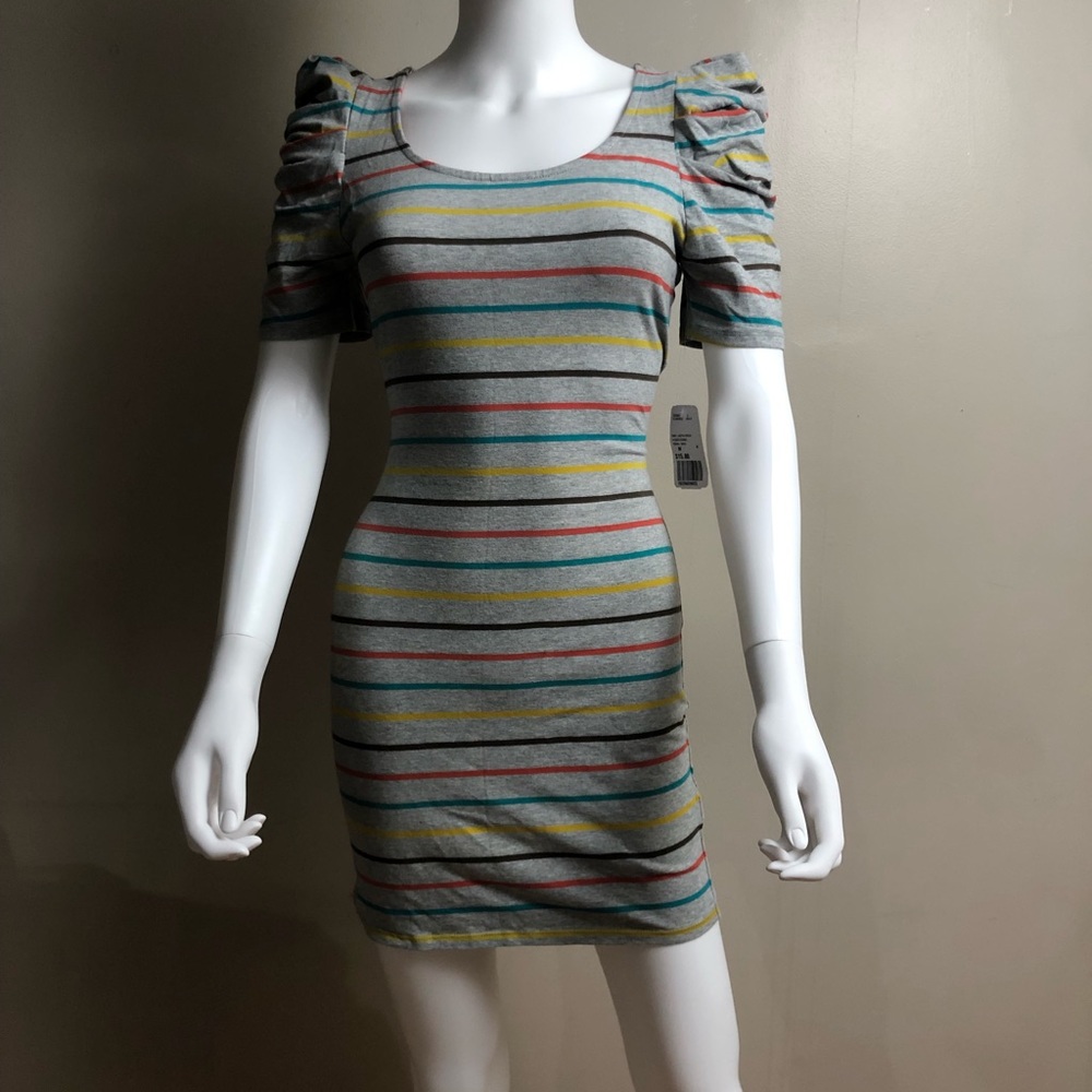 Striped Shirt Dress - Tunic - M - NWT